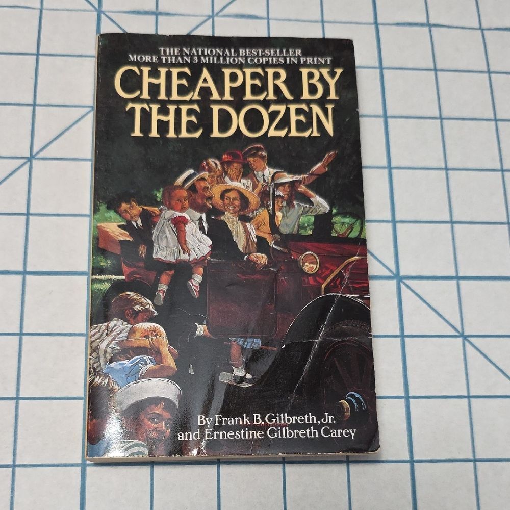 $3/15 Cheaper by the Dozen ‎ Paperback Book
